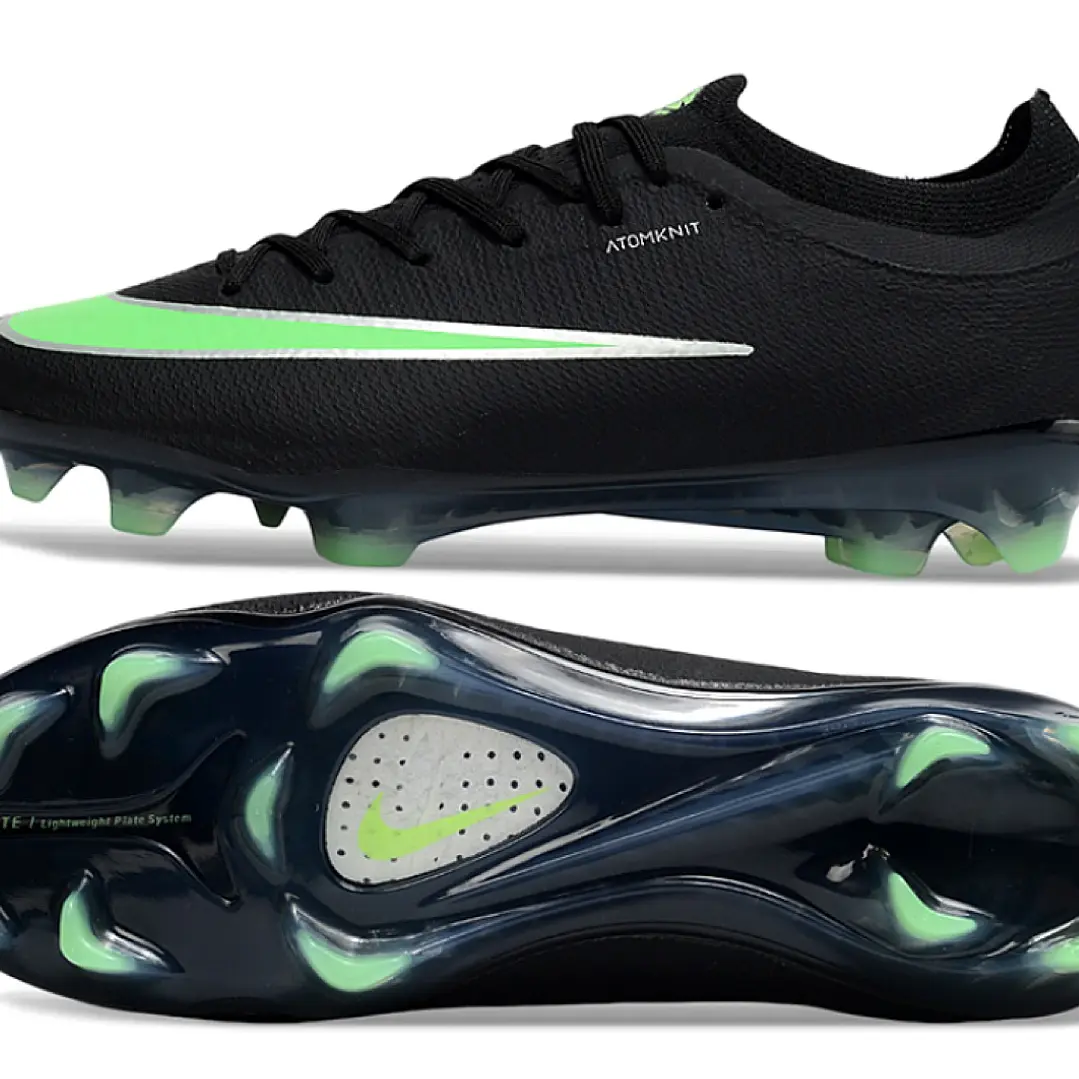 Chuteira Nike Air Zoom Mercurial Vapor 17 Elite FG - Preto e Verde 6