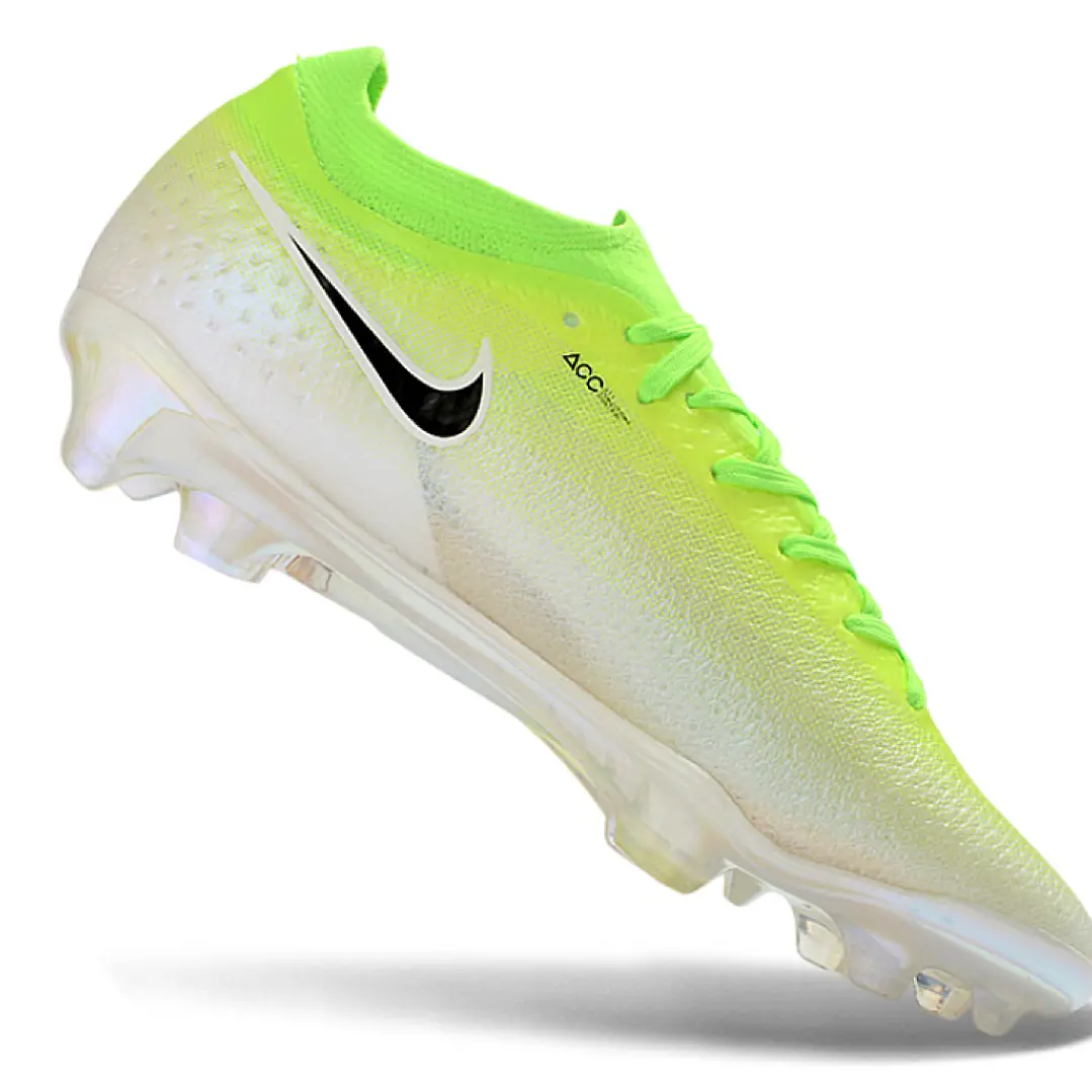 Chuteira Nike Air Zoom Mercurial Vapor 17 Elite FG - Verde Neon, Branco e Preto 2