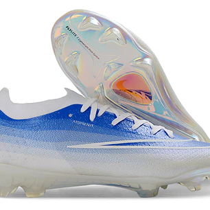 Chuteira Nike Air Zoom Mercurial Vapor 17 Elite FG - Azul, Branco e Preto
