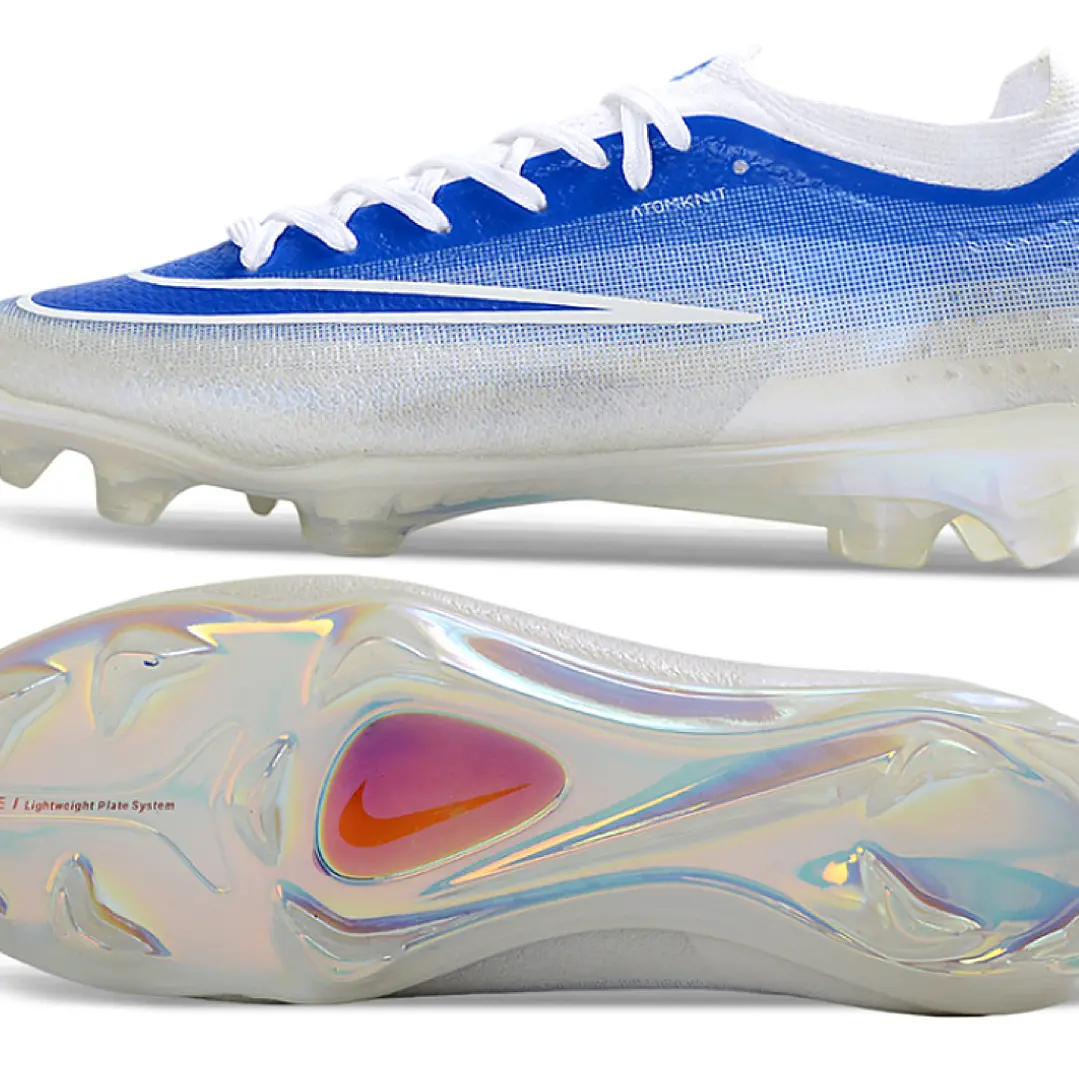 Chuteira Nike Air Zoom Mercurial Vapor 17 Elite FG - Azul, Branco e Preto 5