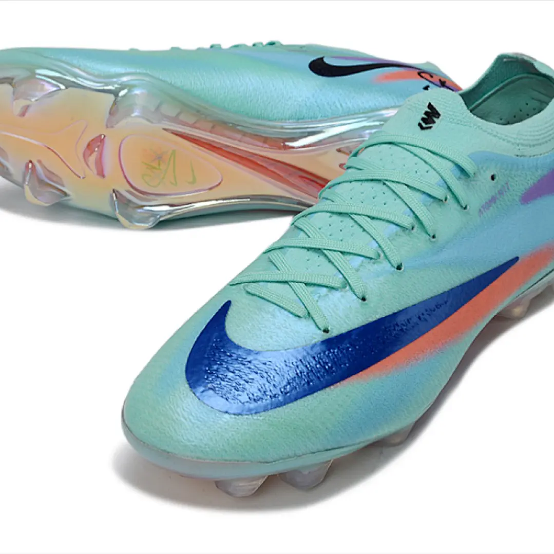 Chuteira Nike Air Zoom Mercurial Vapor 17 Elite FG - Jade, Rosa e Vermelho 4