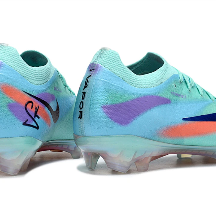 Chuteira Nike Air Zoom Mercurial Vapor 17 Elite FG - Jade, Rosa e Vermelho 5