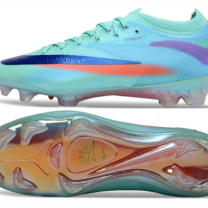 Chuteira Nike Air Zoom Mercurial Vapor 17 Elite FG - Jade, Rosa e Vermelho 6