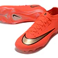 Chuteira Nike Air Zoom Mercurial Vapor 17 Elite FG - Vermelho e Dourado - Thumbnail 4