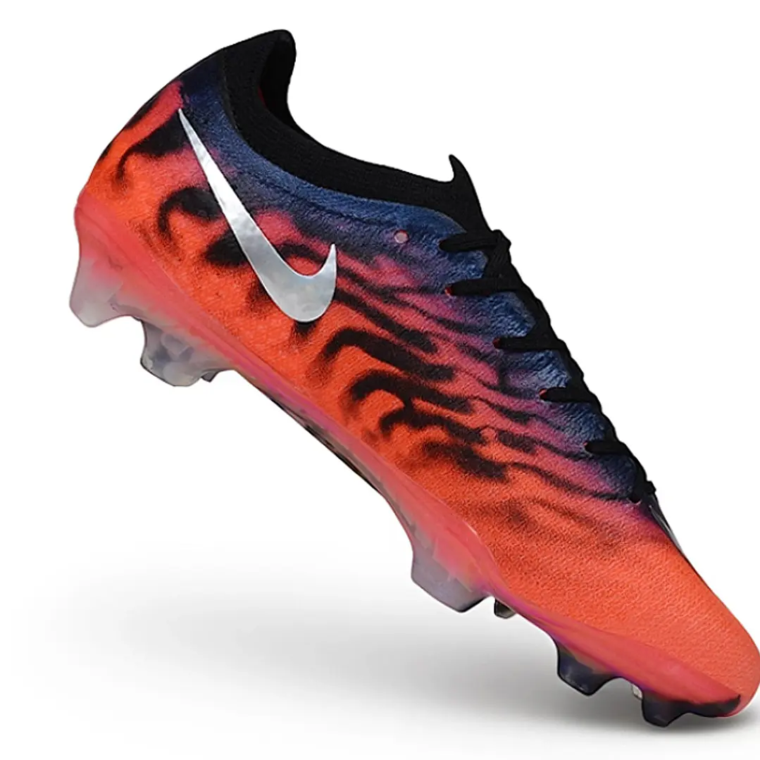 Chuteira Nike Air Zoom Mercurial Vapor 17 Elite FG - Azul, Laranja e Branco 2
