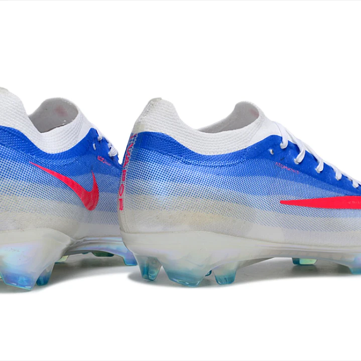 Chuteira Nike Air Zoom Mercurial Vapor 17 Elite FG - Azul, Vermelho e Branco 4