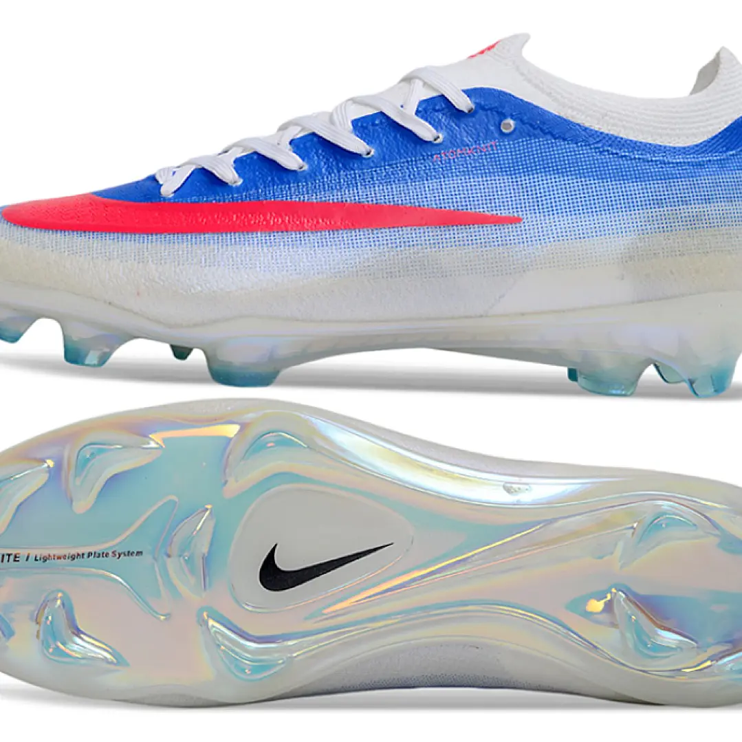 Chuteira Nike Air Zoom Mercurial Vapor 17 Elite FG - Azul, Vermelho e Branco 5
