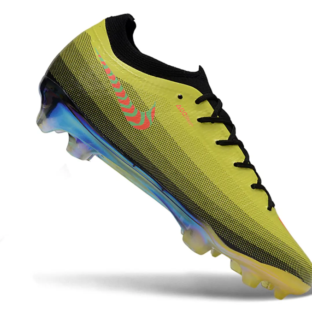Chuteira Nike Air Zoom Mercurial Vapor 17 Elite FG - Amarelo, Vermelho e Preto 2