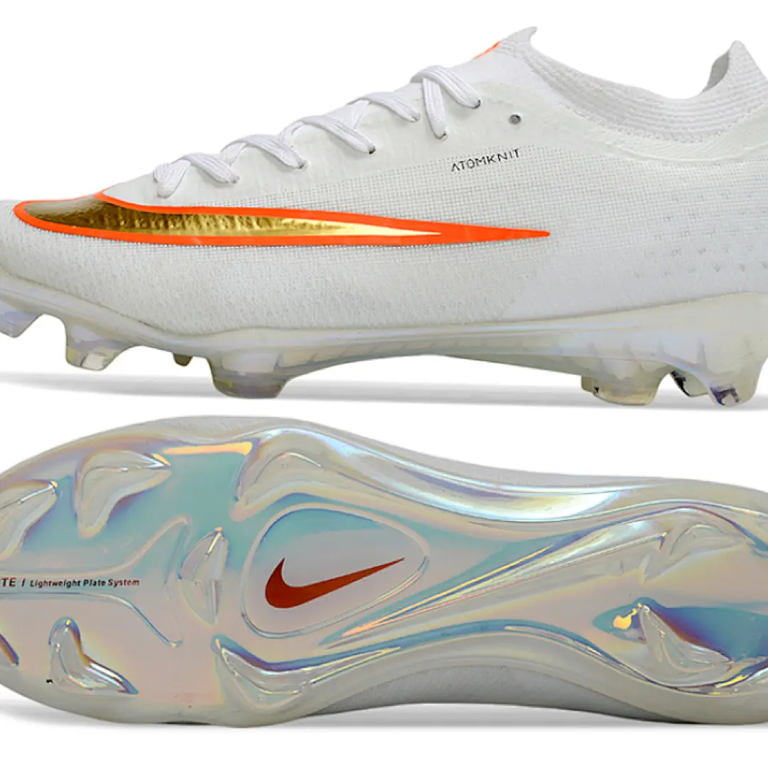 Chuteira Nike Air Zoom Mercurial Vapor 17 Elite FG - Vermelho e Dourado 3