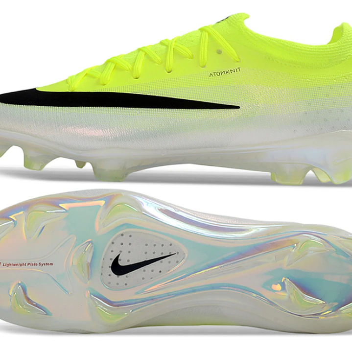 Chuteira Nike Air Zoom Mercurial Vapor 17 Elite FG - Verde Neon, Branco e Preto 4