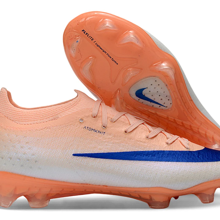 Chuteira Nike Mercurial Vapor 17 Elite FG - Laranja, Branco e Azul 1
