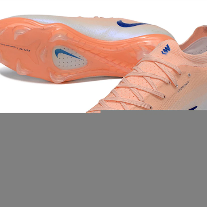 Chuteira Nike Mercurial Vapor 17 Elite FG - Laranja, Branco e Azul 4