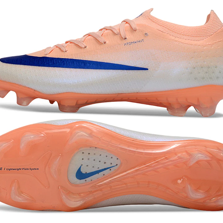 Chuteira Nike Mercurial Vapor 17 Elite FG - Laranja, Branco e Azul 6