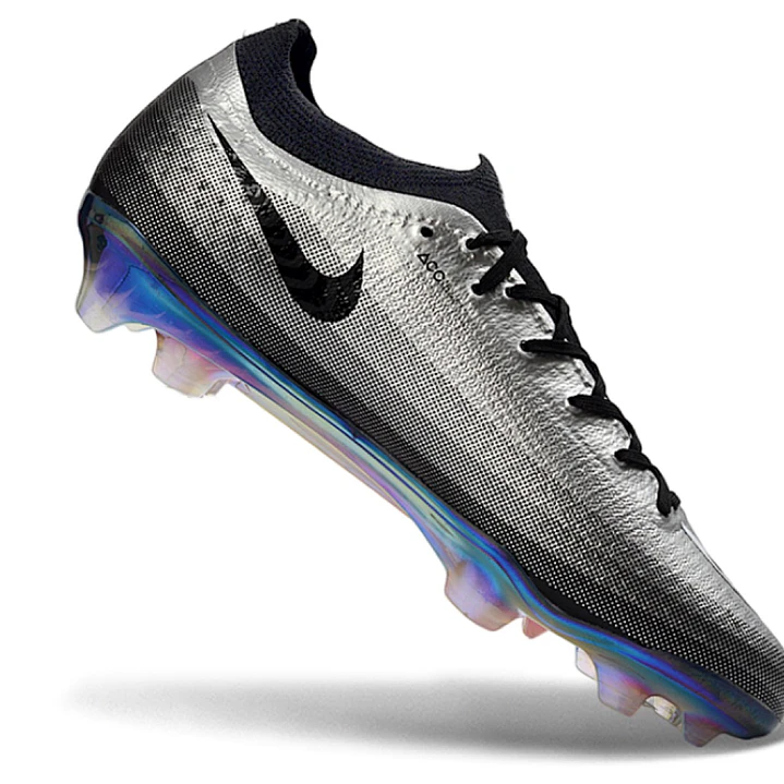 Chuteira Nike Air Zoom Mercurial Vapor 17 Elite FG - Preto e Cinza 2