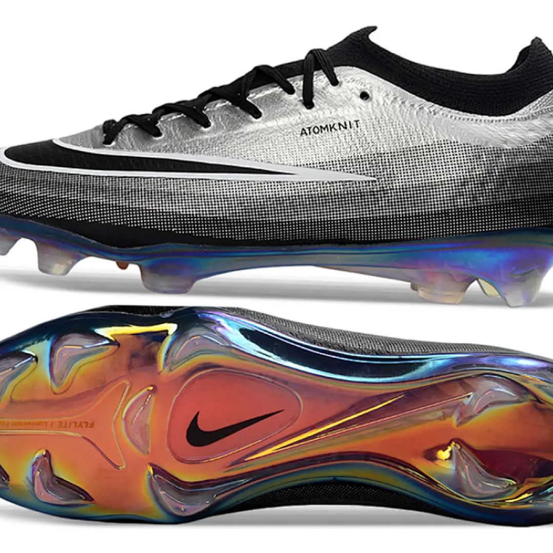 Chuteira Nike Air Zoom Mercurial Vapor 17 Elite FG - Preto e Cinza 4