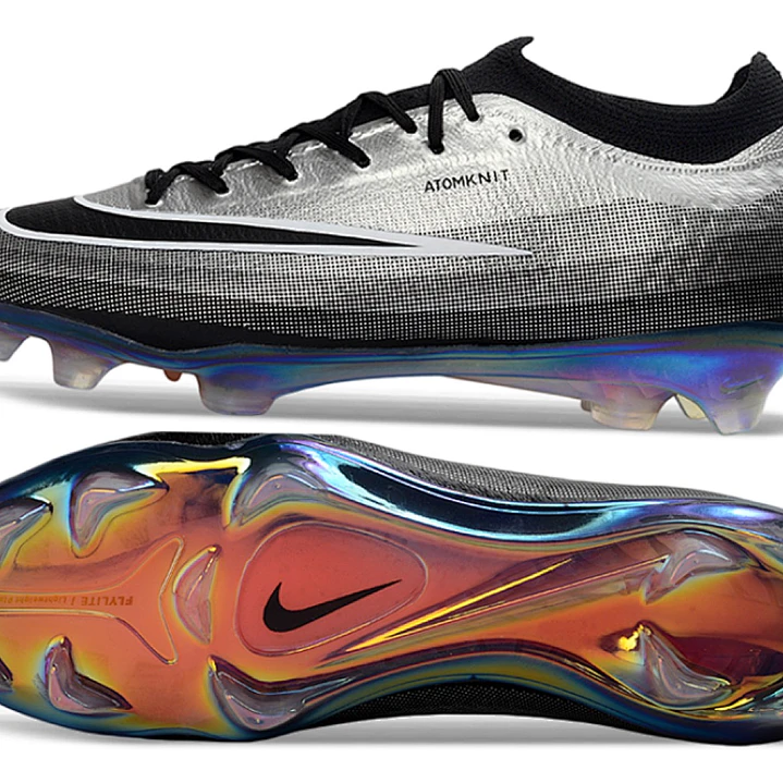 Chuteira Nike Air Zoom Mercurial Vapor 17 Elite FG - Preto e Cinza 4