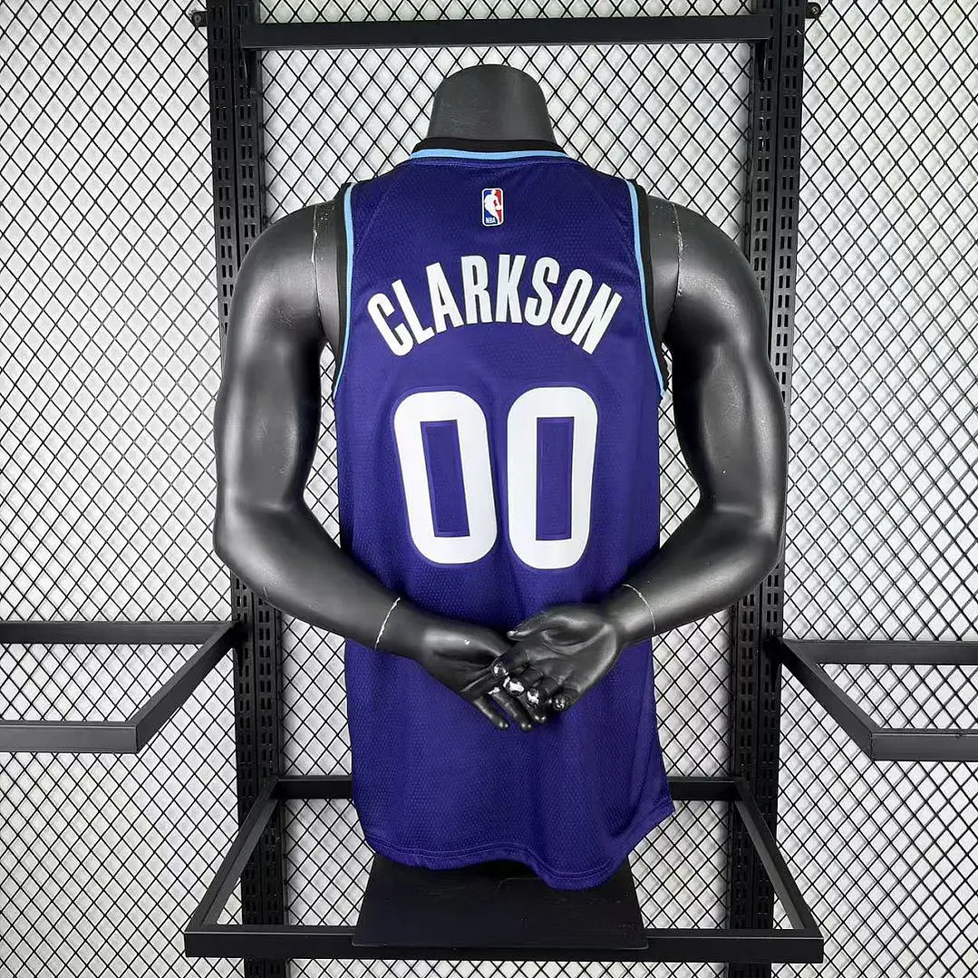 Camisa NBA Utah Jazz Roxa - Nº00 2