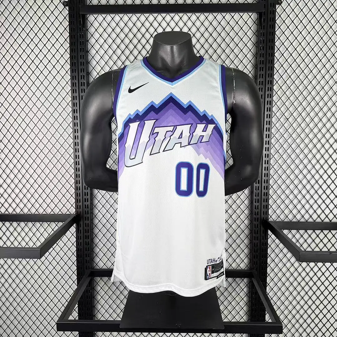Camisa NBA Utah Jazz Branca - Nº00 1