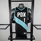 Camisa NBA Portland Trail Blazers Edição Cidade - Morant Nº1 - Thumbnail 2