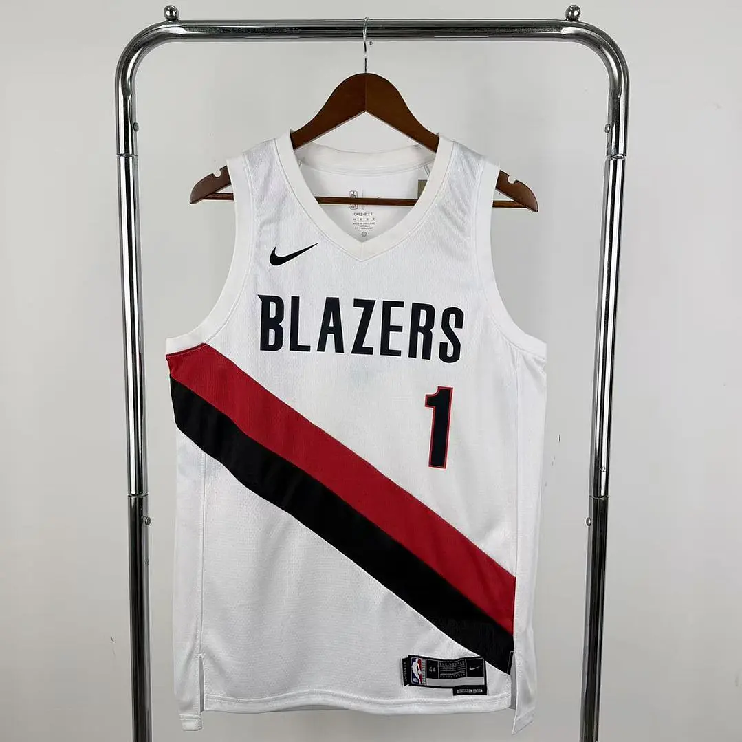 Camisa NBA Portland Trail Blazers Branca - Morant Nº1 1