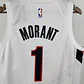 Camisa NBA Portland Trail Blazers Branca - Morant Nº1 - thumbnail 5