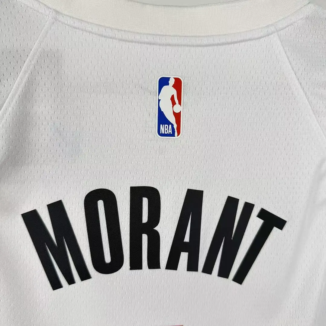 Camisa NBA Portland Trail Blazers Branca - Morant Nº1 6