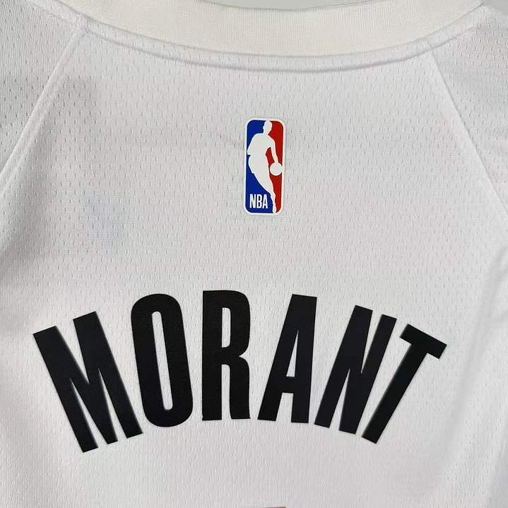 Camisa NBA Portland Trail Blazers Branca - Morant Nº1 6