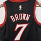 Camisa NBA Philadelphia 76ers Retrô Preta - Brown Nº7 - Thumbnail 6