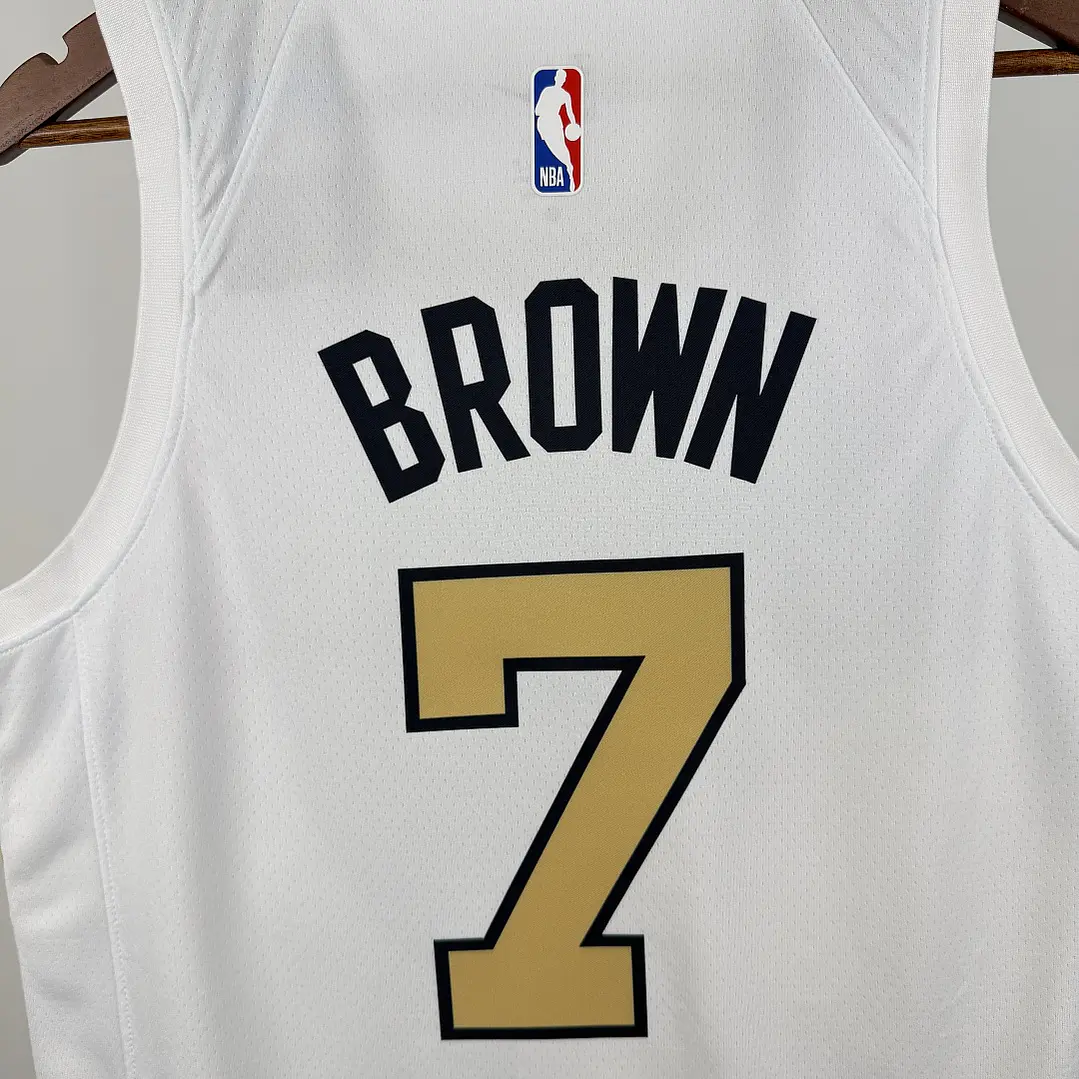 Camisa NBA Boston Celtics Edição Cidade - Brown Nº7 4