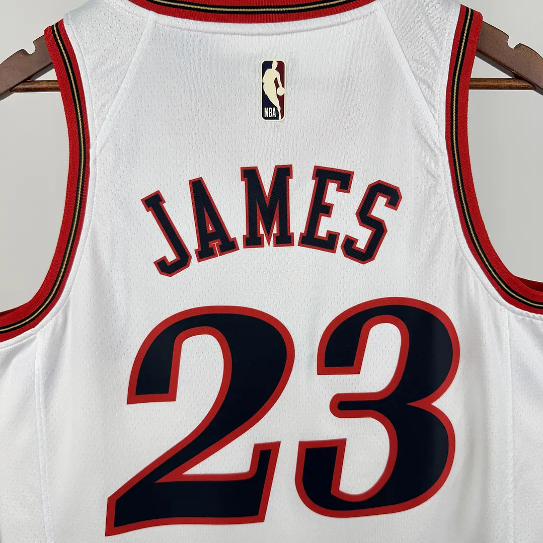 Camisa NBA Philadelphia 76ers Retrô - James Nº23 2