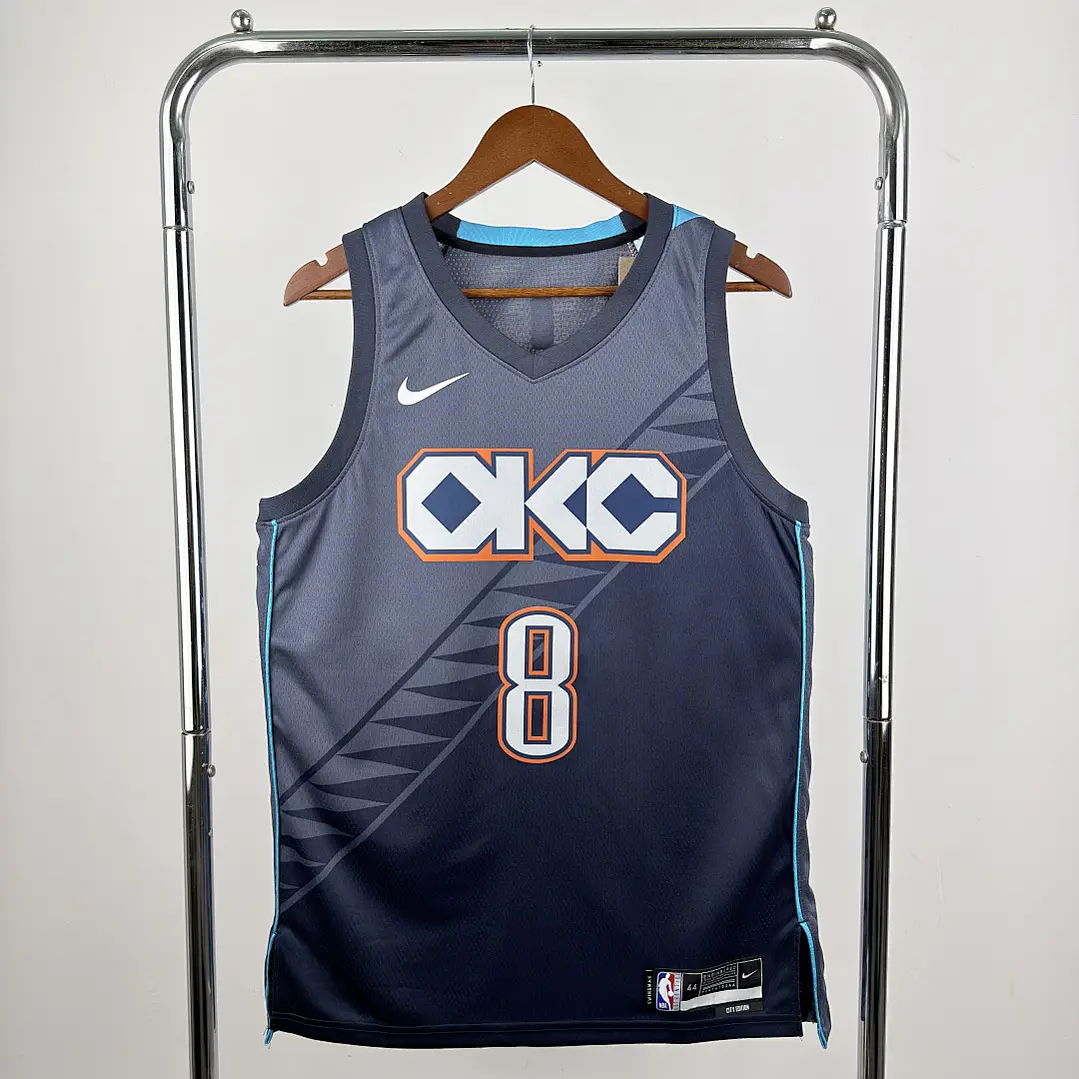Camisa NBA Oklahoma City Thunder Edição Cidade - Williams Nº8 1