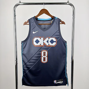 Camisa NBA Oklahoma City Thunder Edição Cidade - Williams Nº8