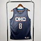 Camisa NBA Oklahoma City Thunder Edição Cidade - Williams Nº8 - Thumbnail 1