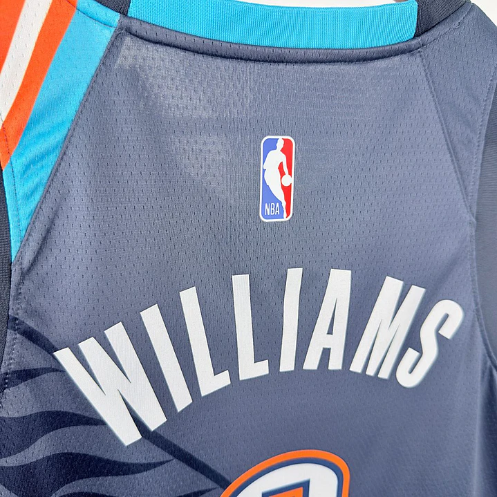 Camisa NBA Oklahoma City Thunder Edição Cidade - Williams Nº8 3