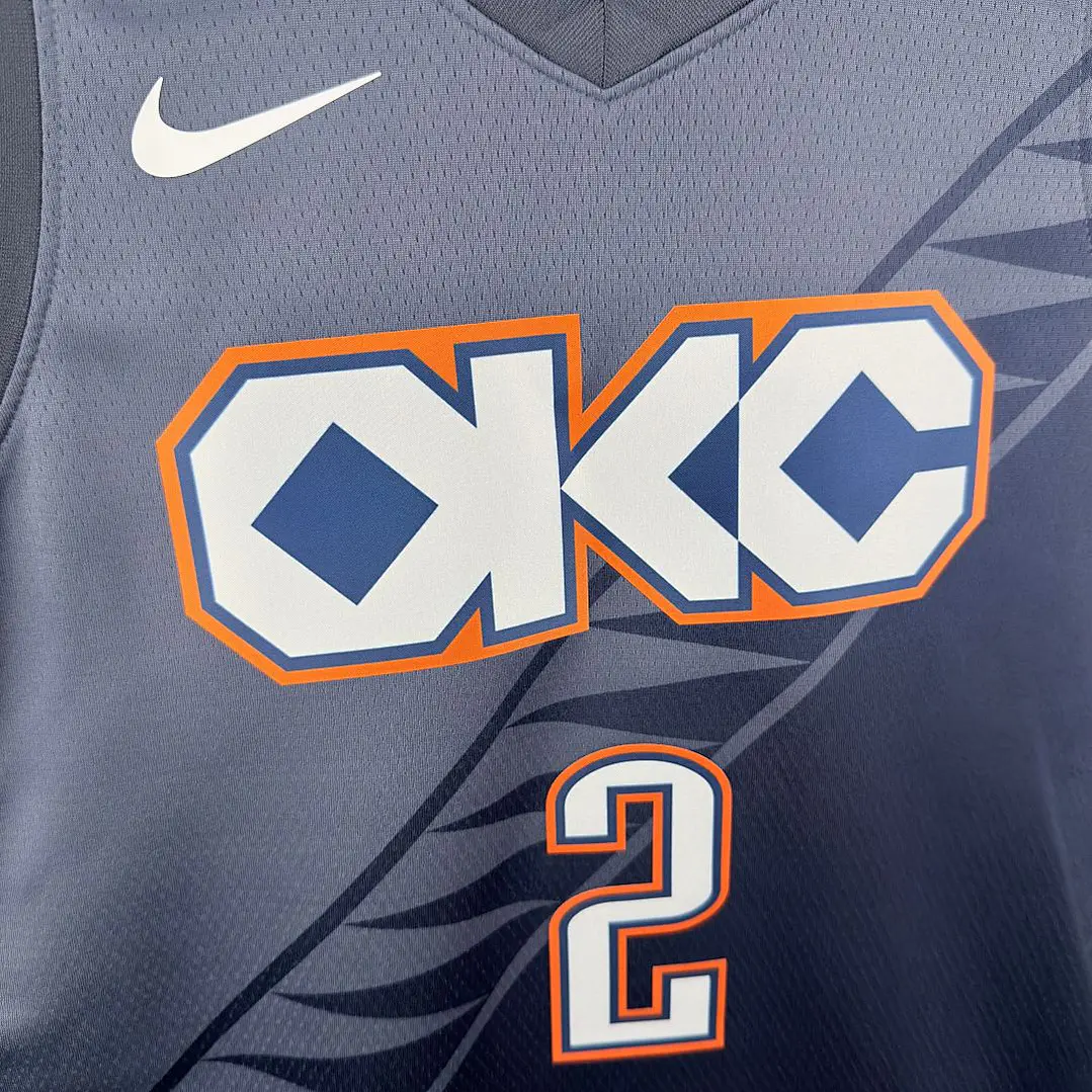 Camisa NBA Oklahoma City Thunder Edição Cidade - Gilgeous-Alexander Nº2 3