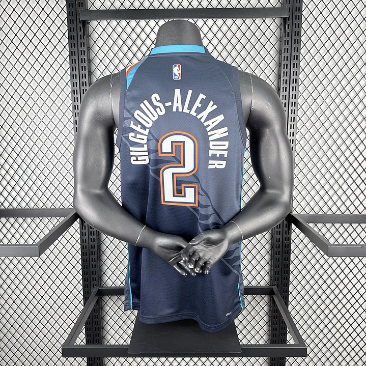 Camisa NBA Oklahoma City Thunder Edição Cidade - Gilgeous-Alexander Nº2 4