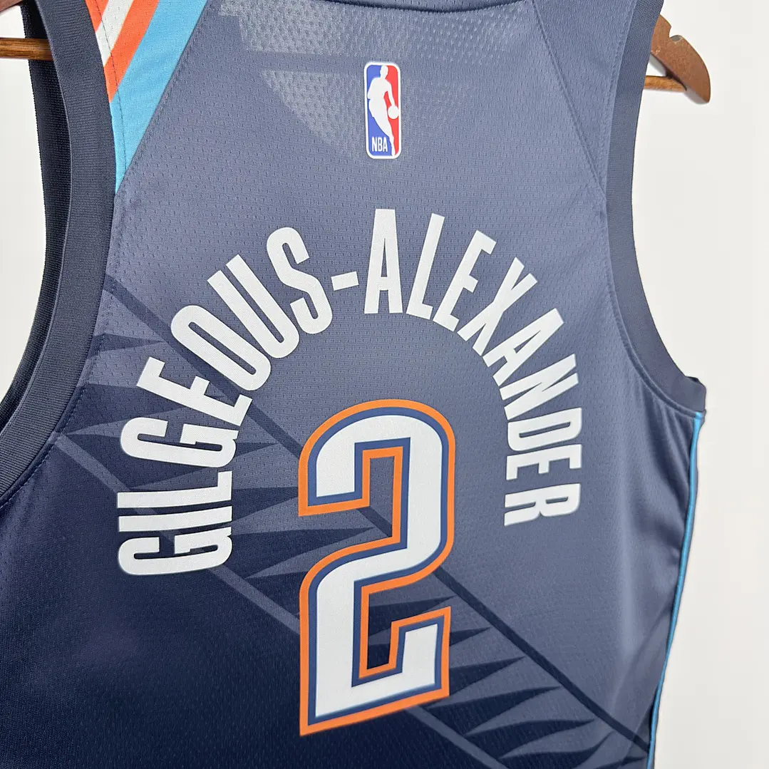 Camisa NBA Oklahoma City Thunder Edição Cidade - Gilgeous-Alexander Nº2 6