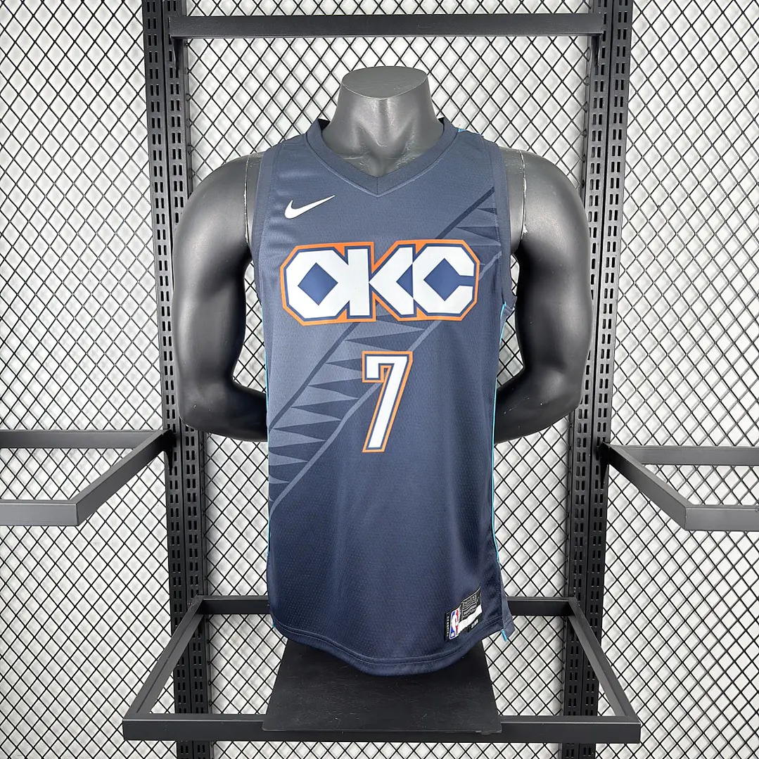 Camisa NBA Oklahoma City Thunder Edição Cidade - Holmgren Nº7 5