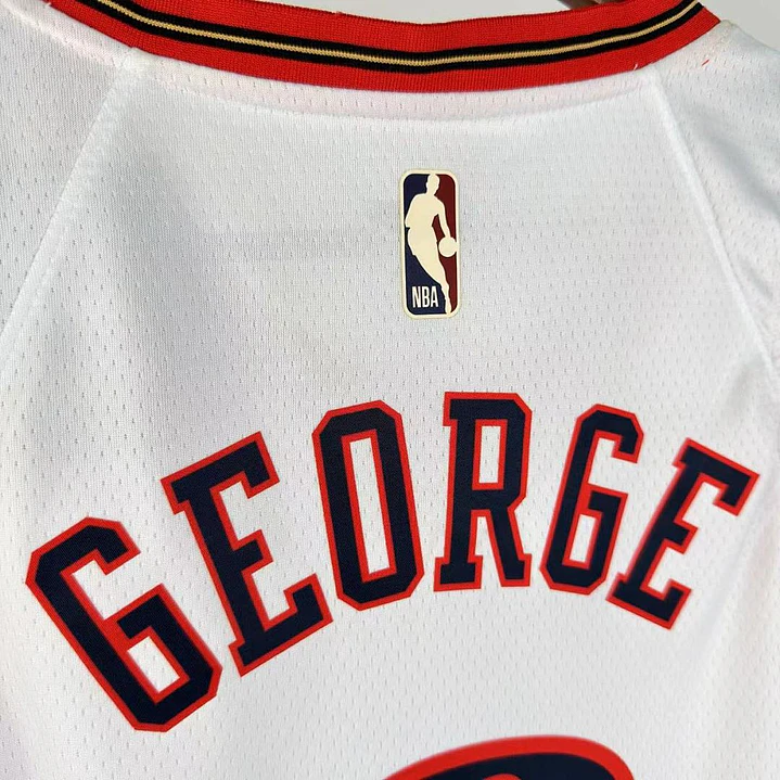 Camisa NBA Philadelphia 76ers Retrô Branca - George Nº8 6