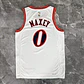 Camisa NBA Philadelphia 76ers Retrô Branca - Maxey Nº0 - Thumbnail 4