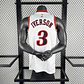 Camisa NBA Philadelphia 76ers Retrô Branca - Iverson Nº3 - Thumbnail 3