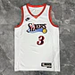 Camisa NBA Philadelphia 76ers Retrô Branca - Iverson Nº3 - Thumbnail 4