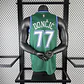 Camisa NBA Dallas Mavericks Retrô Verde - Doncic Nº77 - Thumbnail 3