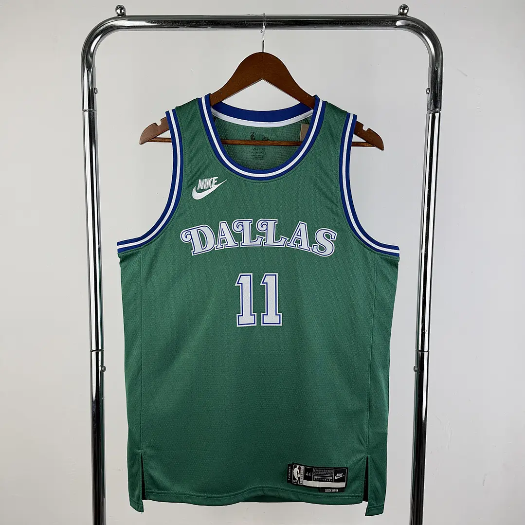 Camisa NBA Dallas Mavericks Retrô Verde - Irving Nº11 1