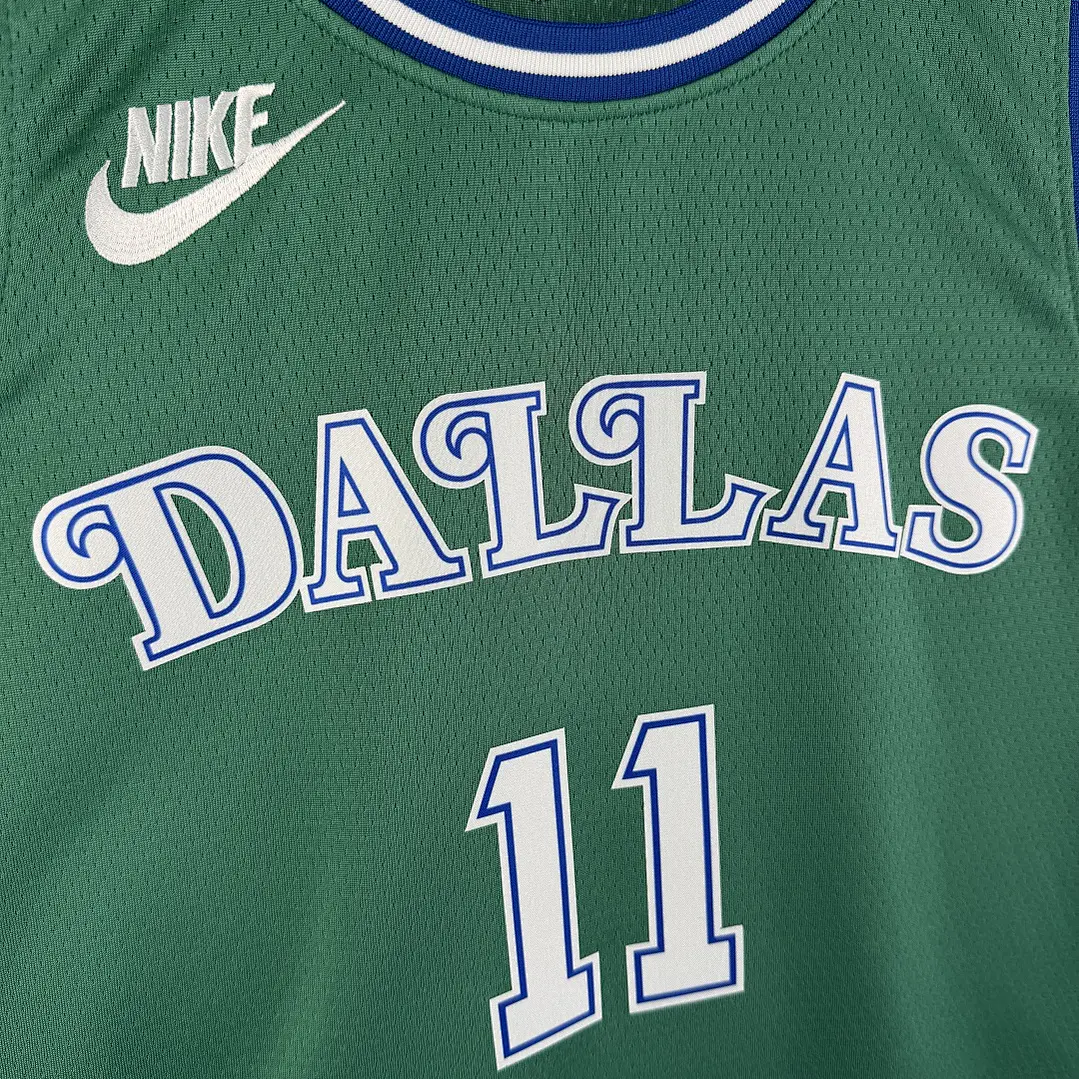 Camisa NBA Dallas Mavericks Retrô Verde - Irving Nº11 6