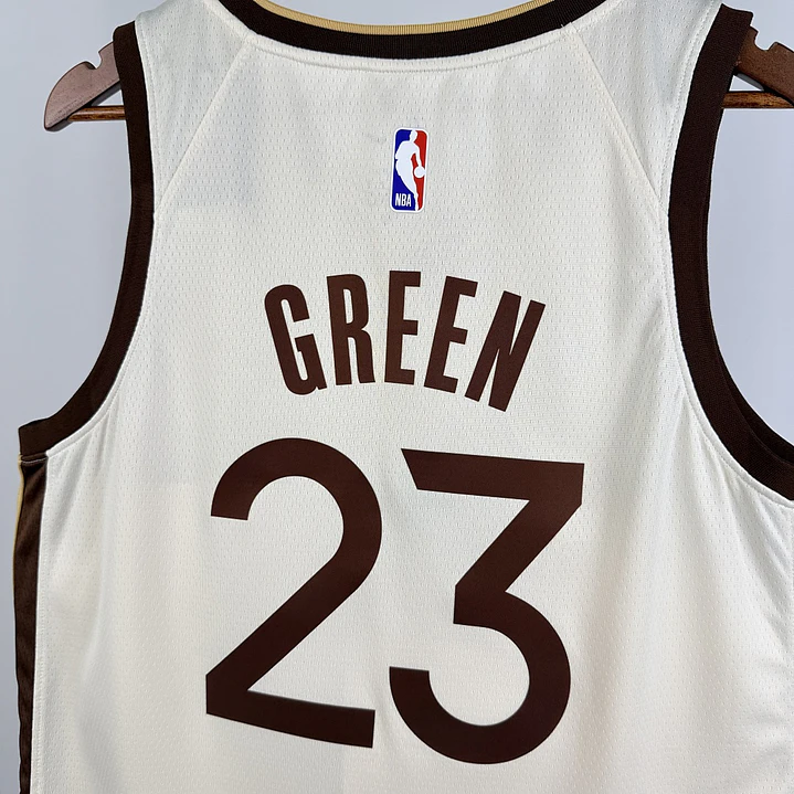 Camisa NBA Golden State Warriors Edição Cidade - Green Nº23 4