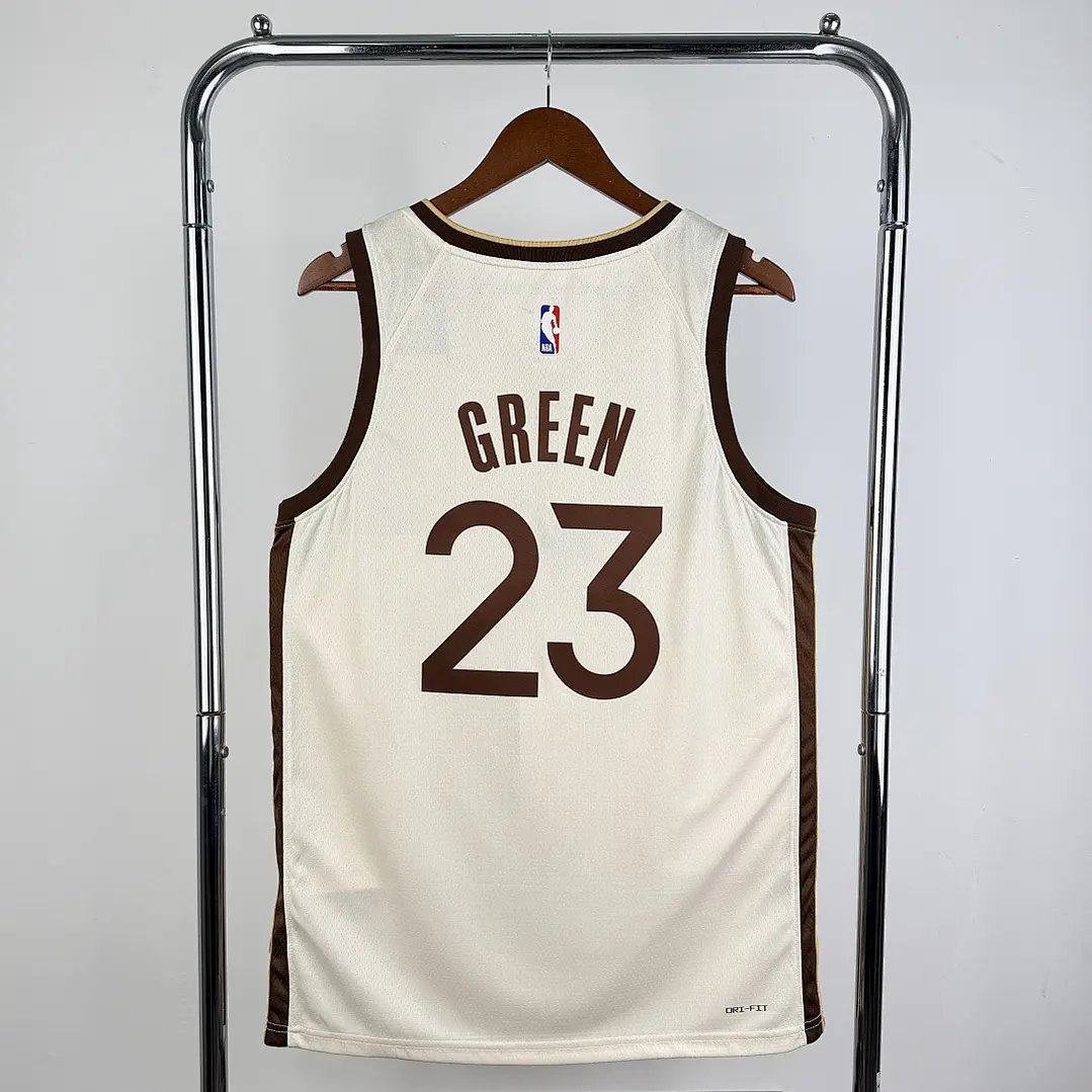 Camisa NBA Golden State Warriors Edição Cidade - Green Nº23 6