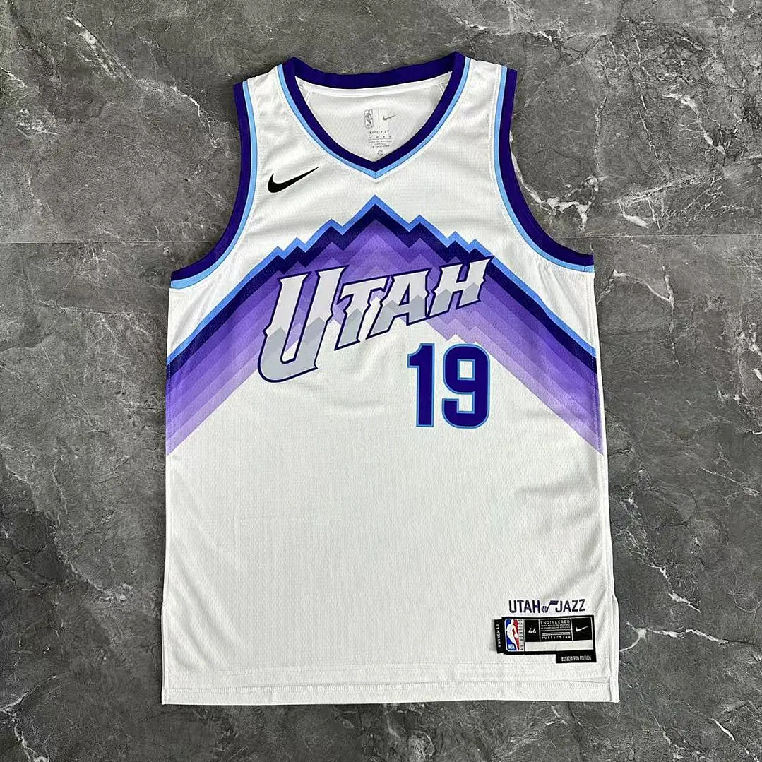 Camisa NBA Utah Jazz Branca - Nº19 4