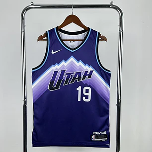 Camisa NBA Utah Jazz Roxa - Nº19