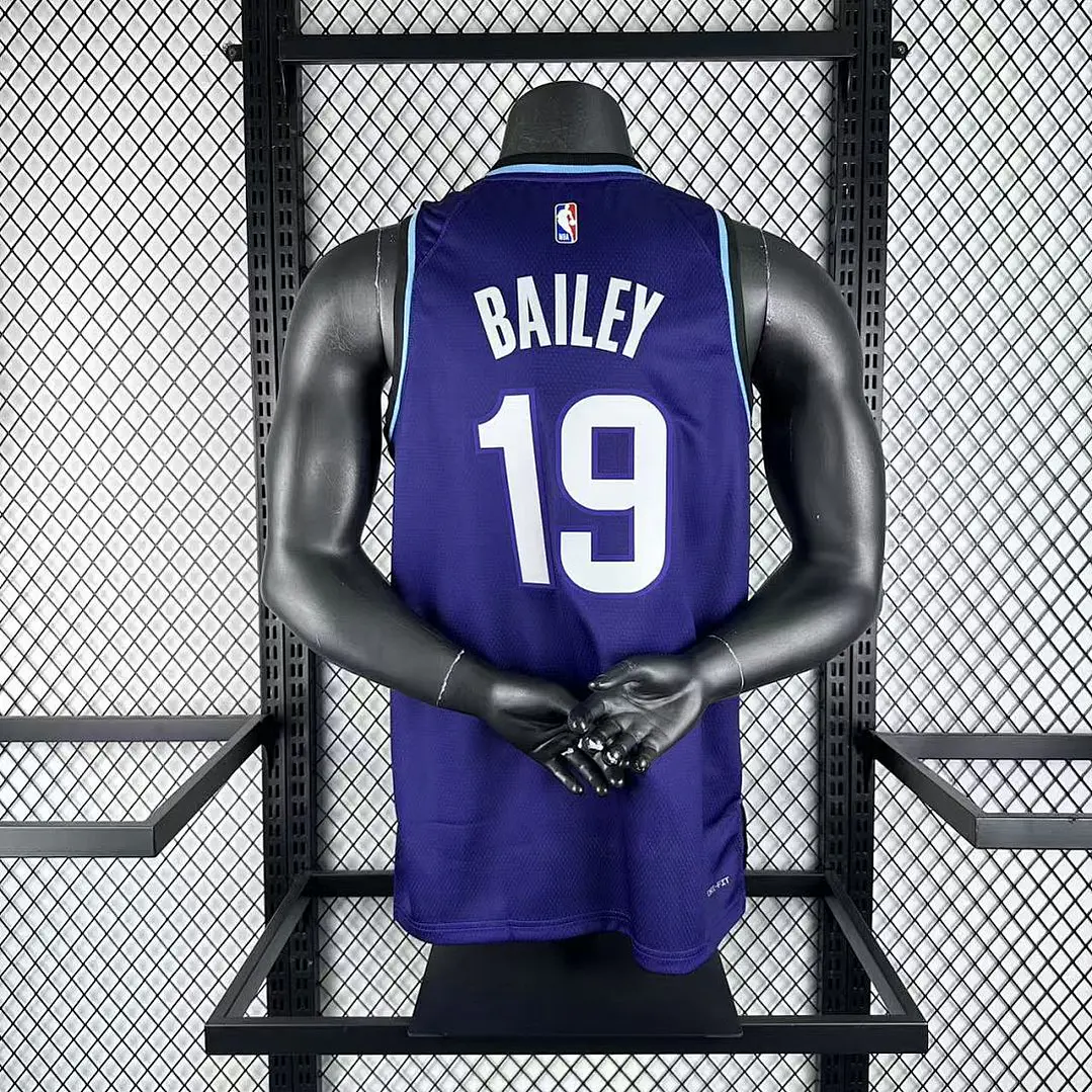 Camisa NBA Utah Jazz Roxa - Nº19 2